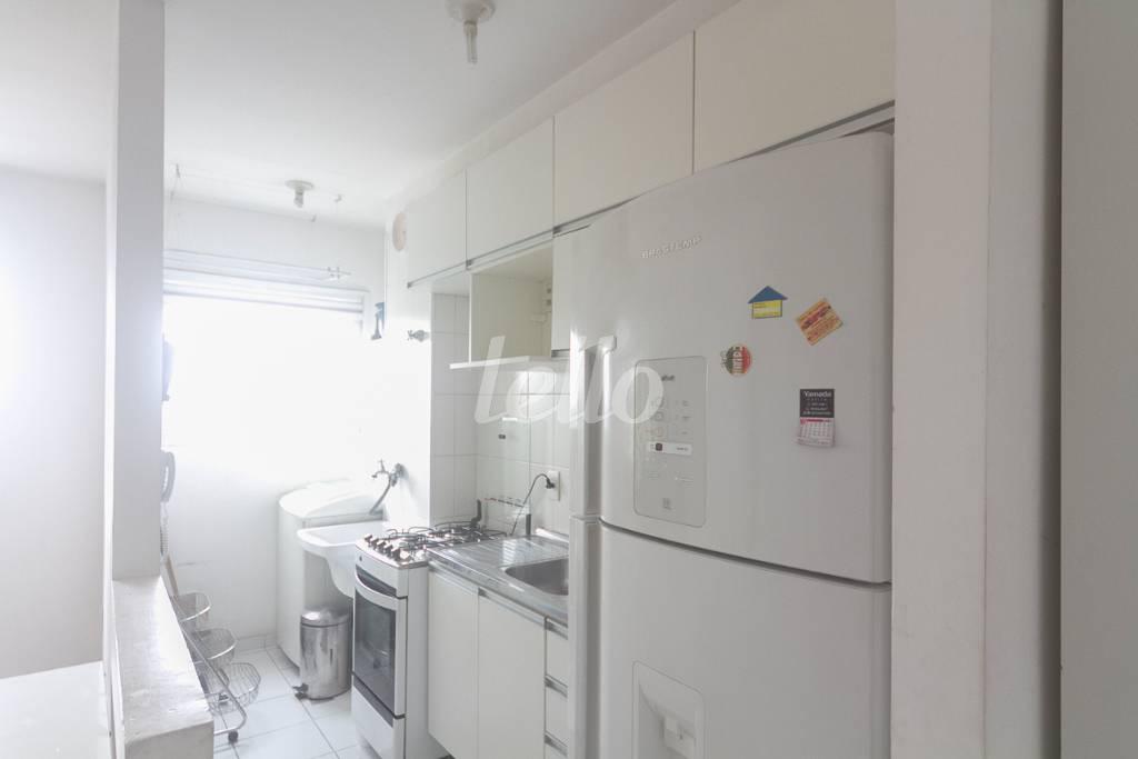 COZINHA de Apartamento para alugar, Padrão com 40 m², 1 quarto e em Cambuci - São Paulo