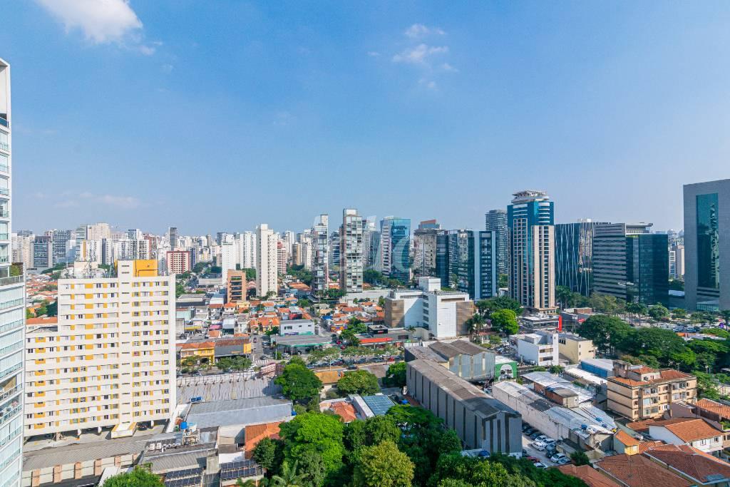 SACADA de Apartamento para alugar, Padrão com 76 m², 1 quarto e 2 vagas em Itaim Bibi - São Paulo