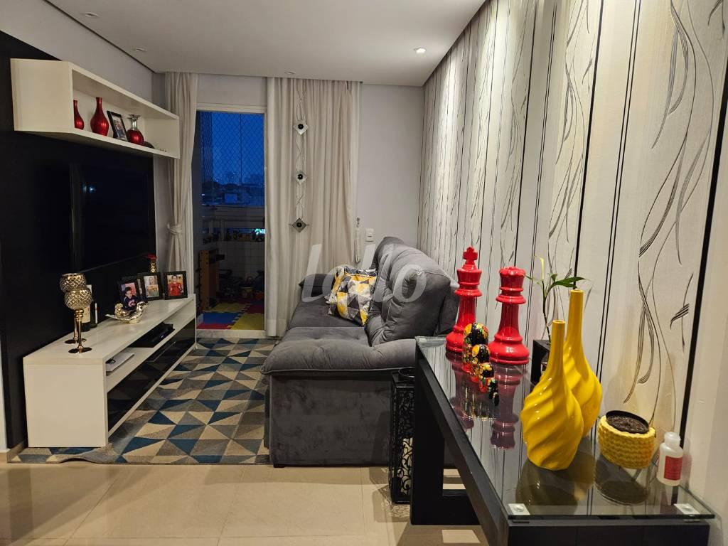 SALA de Apartamento à venda, Padrão com 67 m², 3 quartos e 1 vaga em Mooca - São Paulo