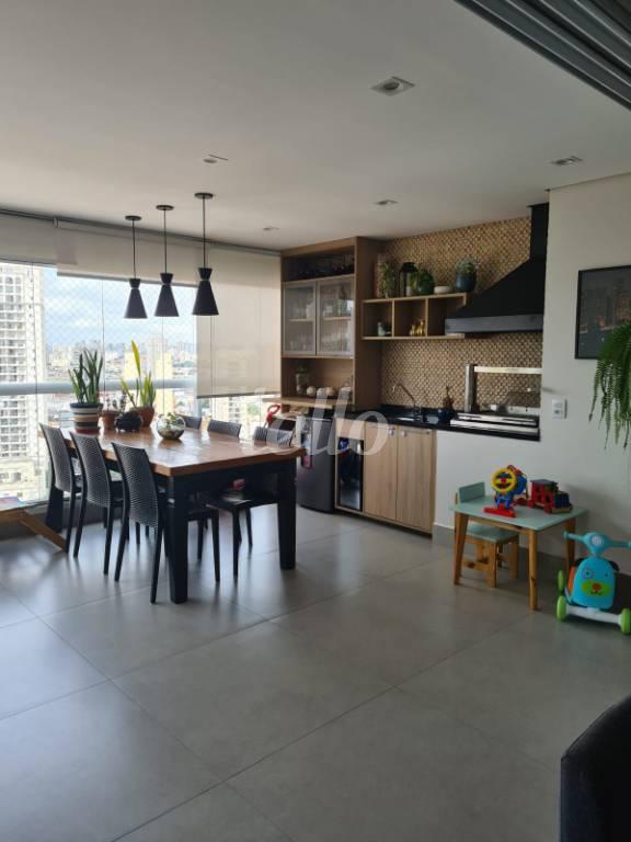 VARANDA GOURMET de Apartamento à venda, Padrão com 116 m², 3 quartos e 2 vagas em Alto da Moóca - São Paulo