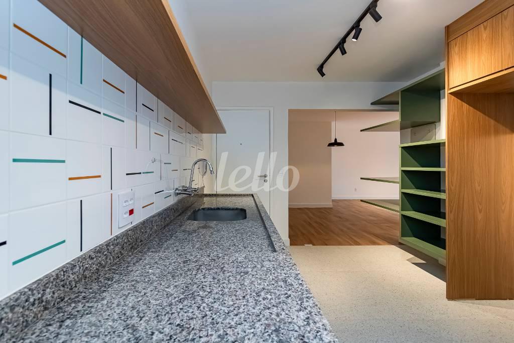 COZINHA de Apartamento à venda, Padrão com 79 m², 2 quartos e 1 vaga em Higienópolis - São Paulo