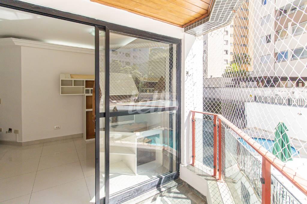 VARANDA de Apartamento para alugar, Padrão com 84 m², 2 quartos e 1 vaga em Vila Mascote - São Paulo