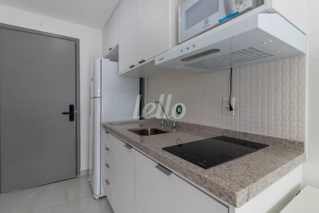 COZINHA de Apartamento para alugar, Padrão com 26 m², e em Vila Clementino - São Paulo