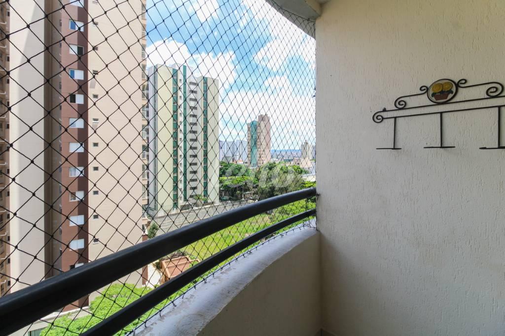 SACADA de Apartamento para alugar, Padrão com 77 m², 3 quartos e 2 vagas em Tatuapé - São Paulo