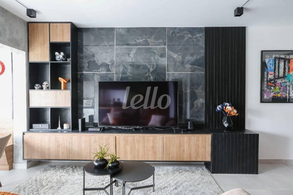 SALA de Apartamento à venda, Padrão com 65 m², 1 quarto e 2 vagas em Vila Mariana - São Paulo