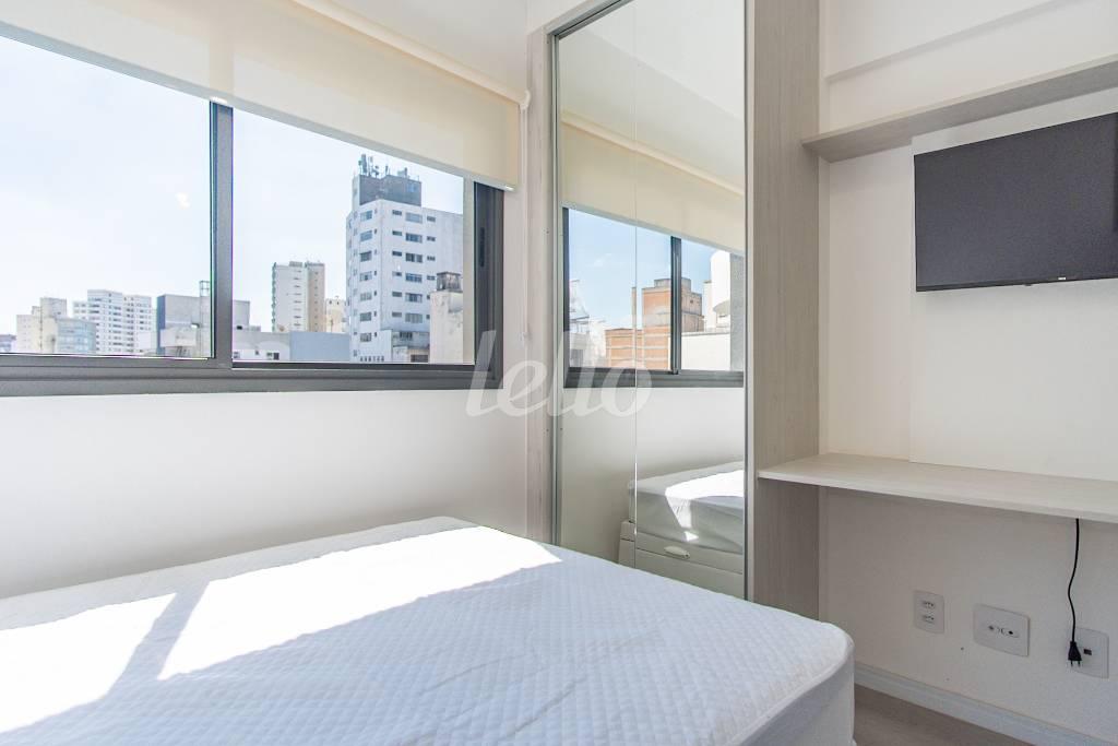 SUITE de Apartamento para alugar, Flat com 16 m², 1 quarto e em Santa Efigenia - São Paulo