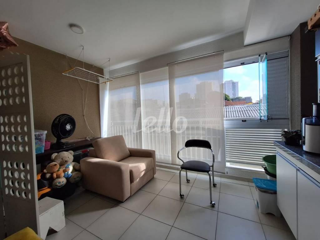 VARANDA GOURMET de Apartamento à venda, Padrão com 65 m², 2 quartos e 1 vaga em Vila Prudente - São Paulo