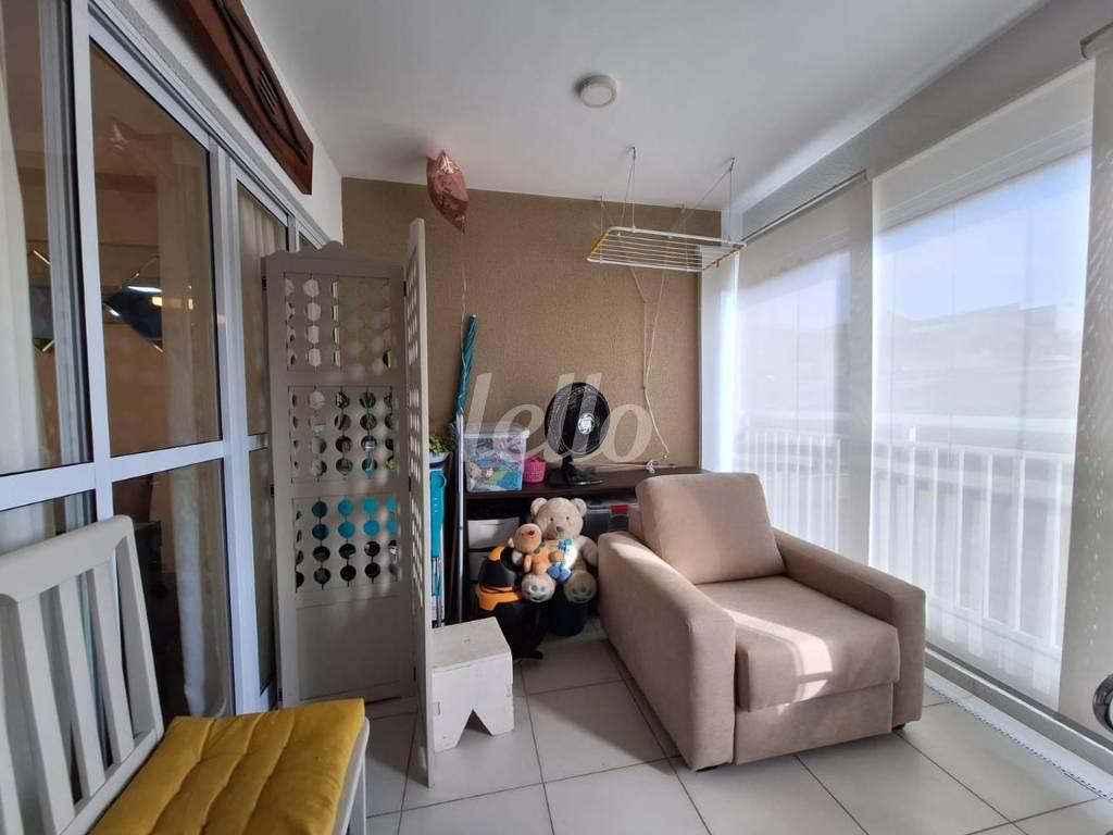 VARANDA GOURMET de Apartamento à venda, Padrão com 65 m², 2 quartos e 1 vaga em Vila Prudente - São Paulo