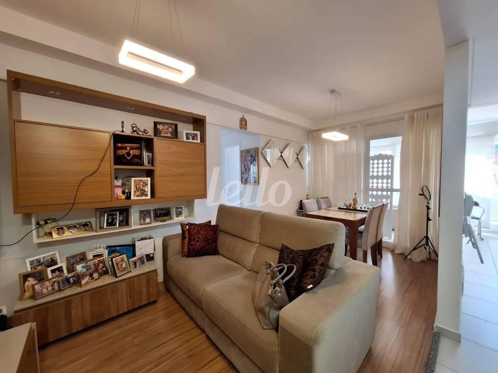 SALA de Apartamento à venda, Padrão com 65 m², 2 quartos e 1 vaga em Vila Prudente - São Paulo