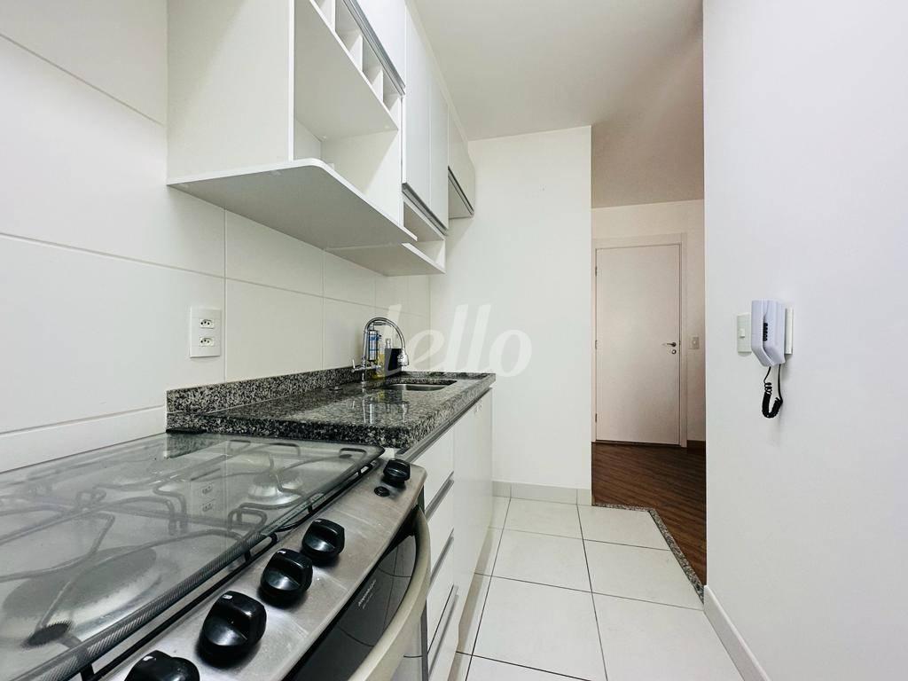 COZINHA AMERICANA de Apartamento à venda, Padrão com 45 m², 1 quarto e 1 vaga em Brás - São Paulo