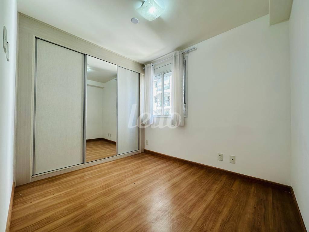 DORMITÓRIO de Apartamento à venda, Padrão com 45 m², 1 quarto e 1 vaga em Brás - São Paulo