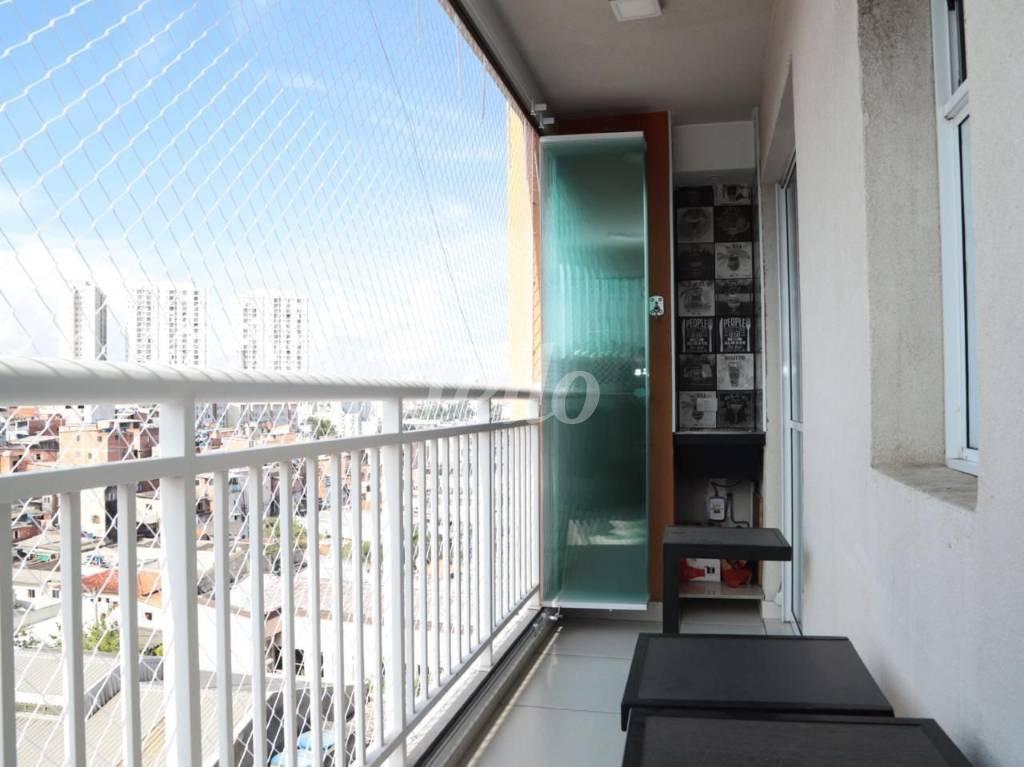 VARANDA de Apartamento à venda, Padrão com 56 m², 2 quartos e 1 vaga em Vila Campestre - São Bernardo do Campo