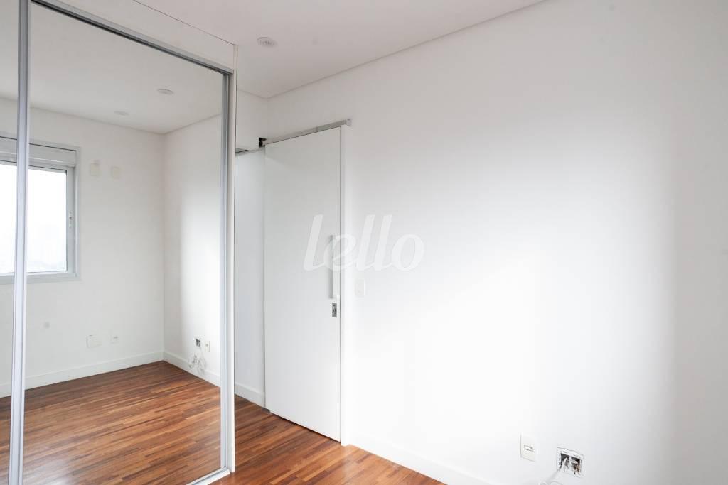 DORMITORIO de Apartamento para alugar, Padrão com 50 m², 1 quarto e 1 vaga em Vila Gomes Cardim - São Paulo