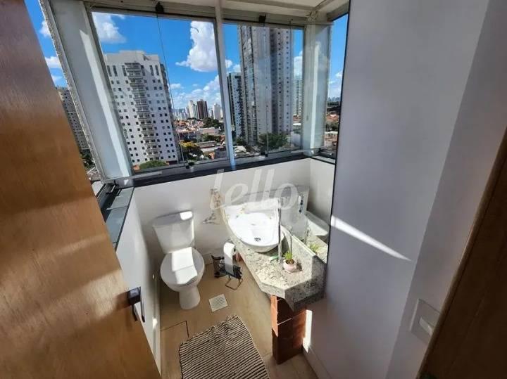LAVABO de Apartamento à venda, cobertura - Padrão com 160 m², 3 quartos e 1 vaga em Vila Dom Pedro I - São Paulo