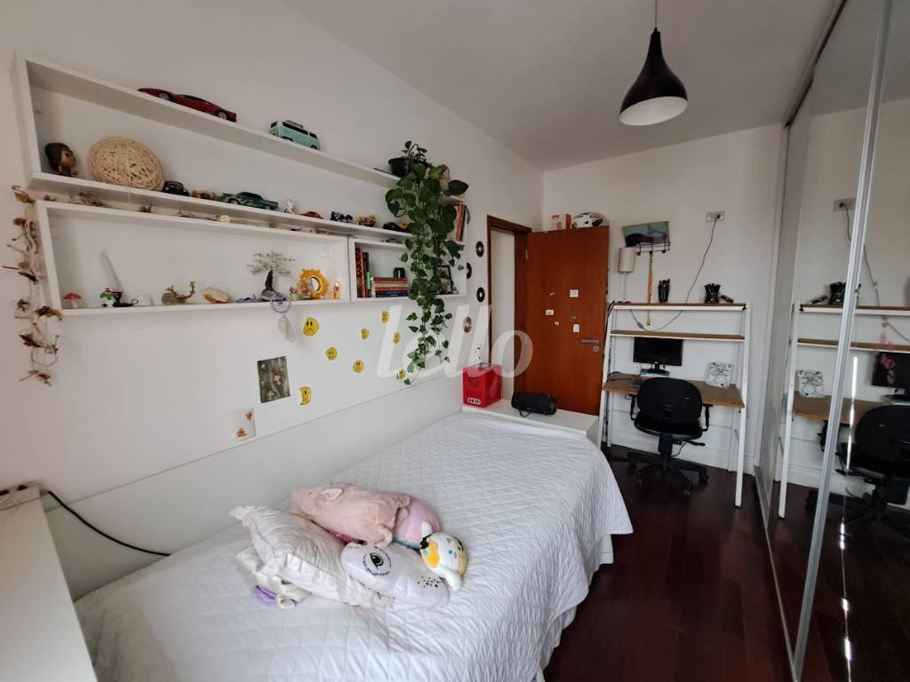 DORMITÓRIO de Apartamento à venda, cobertura - Padrão com 160 m², 3 quartos e 1 vaga em Vila Dom Pedro I - São Paulo