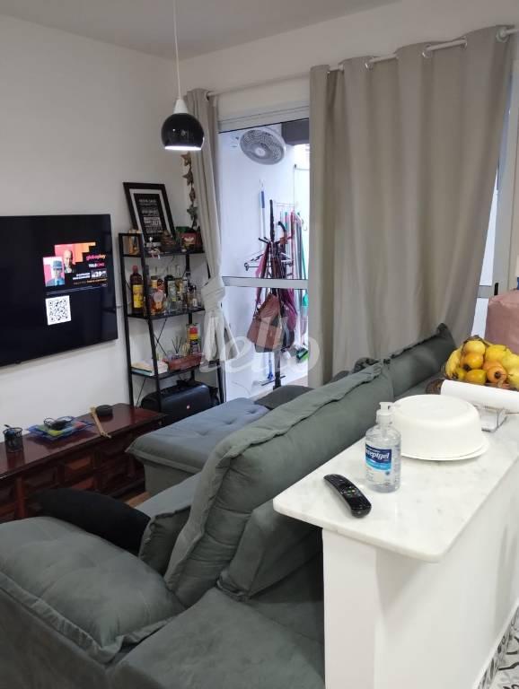 SALA de Apartamento à venda, Padrão com 54 m², 1 quarto e 1 vaga em Vila Independência - São Paulo