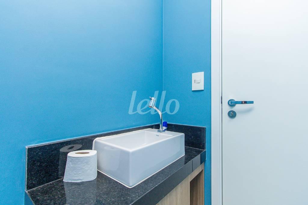 LAVABO de Apartamento para alugar, Padrão com 44 m², 1 quarto e 1 vaga em Vila Mariana - São Paulo