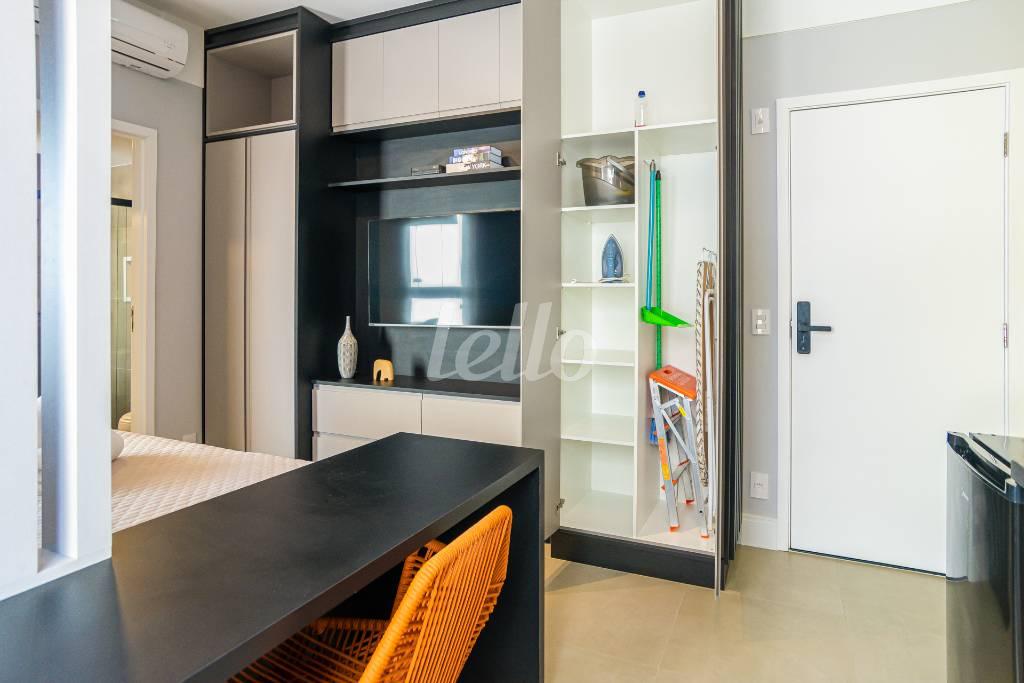 COZINHA de Apartamento para alugar, Studio com 27 m², 1 quarto e em Consolação - São Paulo