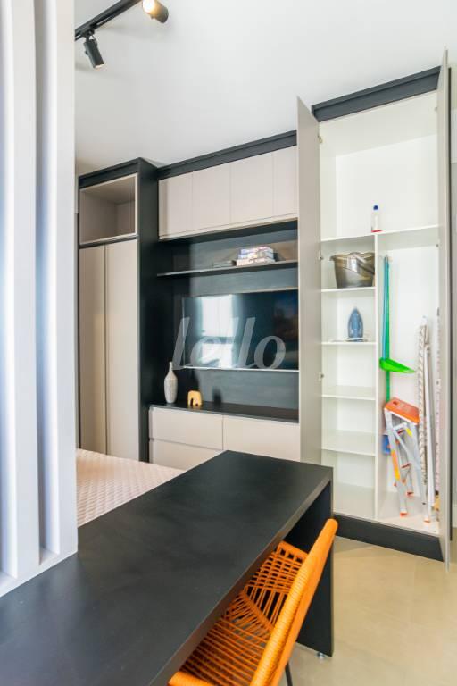 COZINHA de Apartamento para alugar, Studio com 27 m², 1 quarto e em Consolação - São Paulo