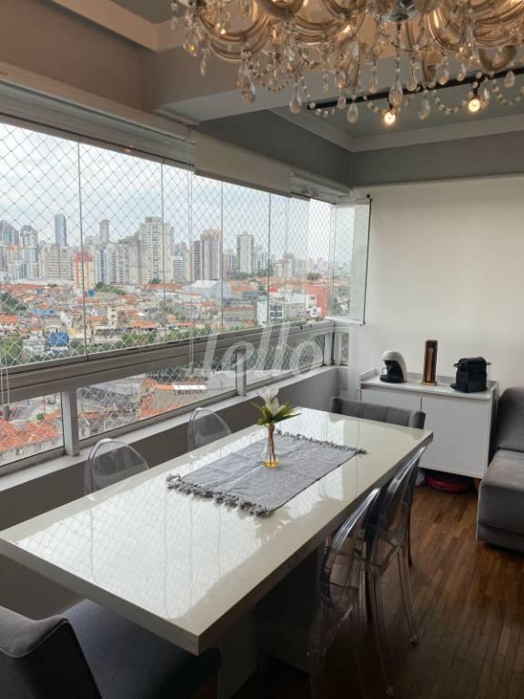 VARANDA de Apartamento à venda, Padrão com 75 m², 2 quartos e 2 vagas em Vila Bertioga - São Paulo