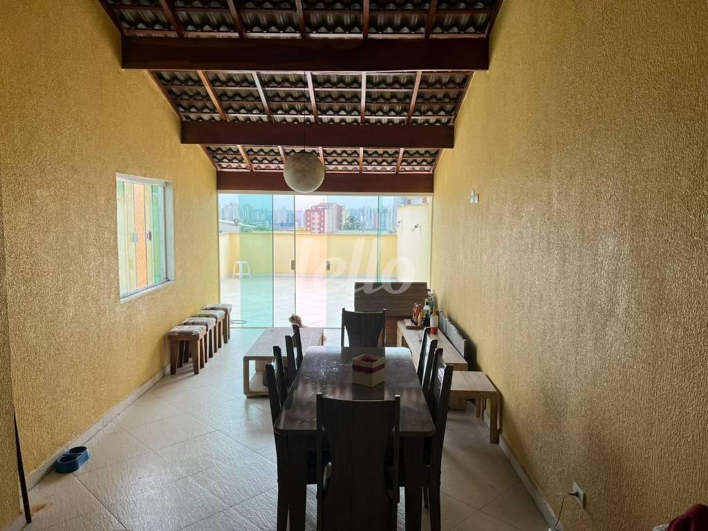 ESPAÇO GOURMET de Apartamento à venda, cobertura - Padrão com 150 m², 3 quartos e 3 vagas em Paraíso - Santo André