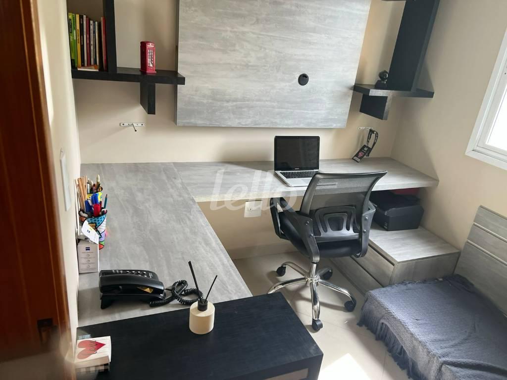 HOME OFFICE de Apartamento à venda, cobertura - Padrão com 150 m², 3 quartos e 3 vagas em Paraíso - Santo André