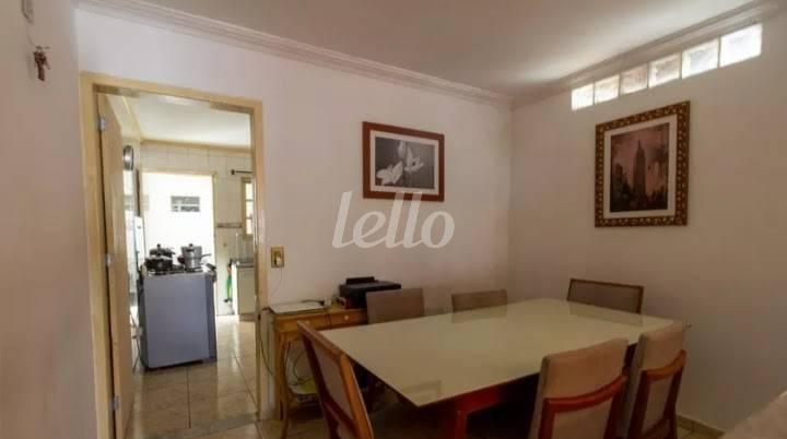 SALA DE JANTAR de Casa para alugar, sobrado com 240 m², 3 quartos e 2 vagas em Vila Polopoli - São Paulo