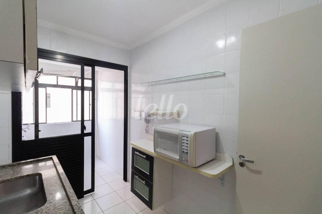 COZINHA de Apartamento para alugar, Padrão com 55 m², 2 quartos e 1 vaga em Vila Bertioga - São Paulo