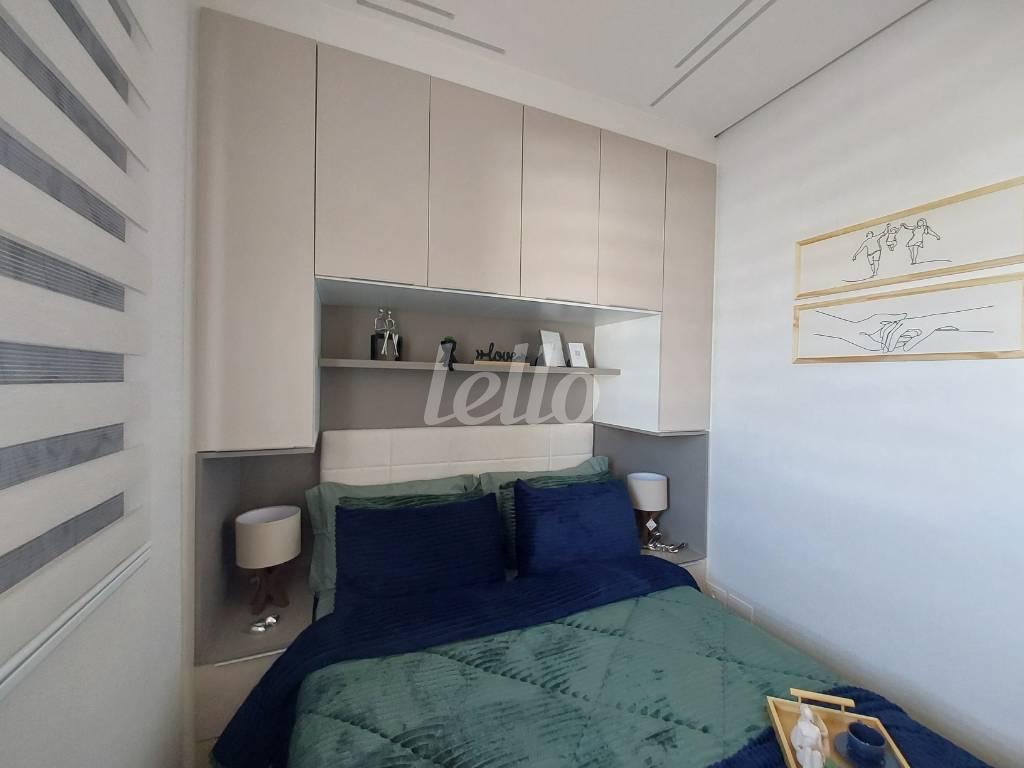 QUARTO A de Apartamento à venda, Padrão com 37 m², 2 quartos e 1 vaga em Vila Constânça - São Paulo