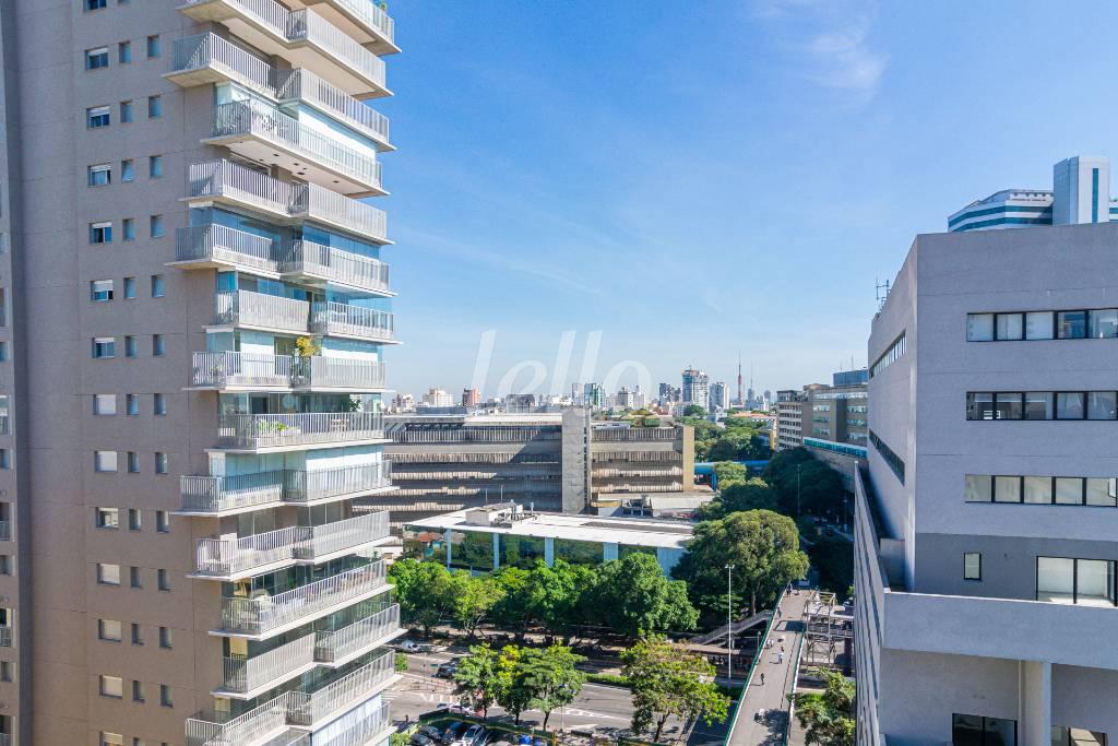 SACADA de Apartamento para alugar, Padrão com 100 m², 1 quarto e 5 vagas em Cerqueira César - São Paulo