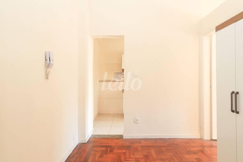 SALA de Apartamento para alugar, Padrão com 32 m², 1 quarto e em Santa Efigenia - São Paulo