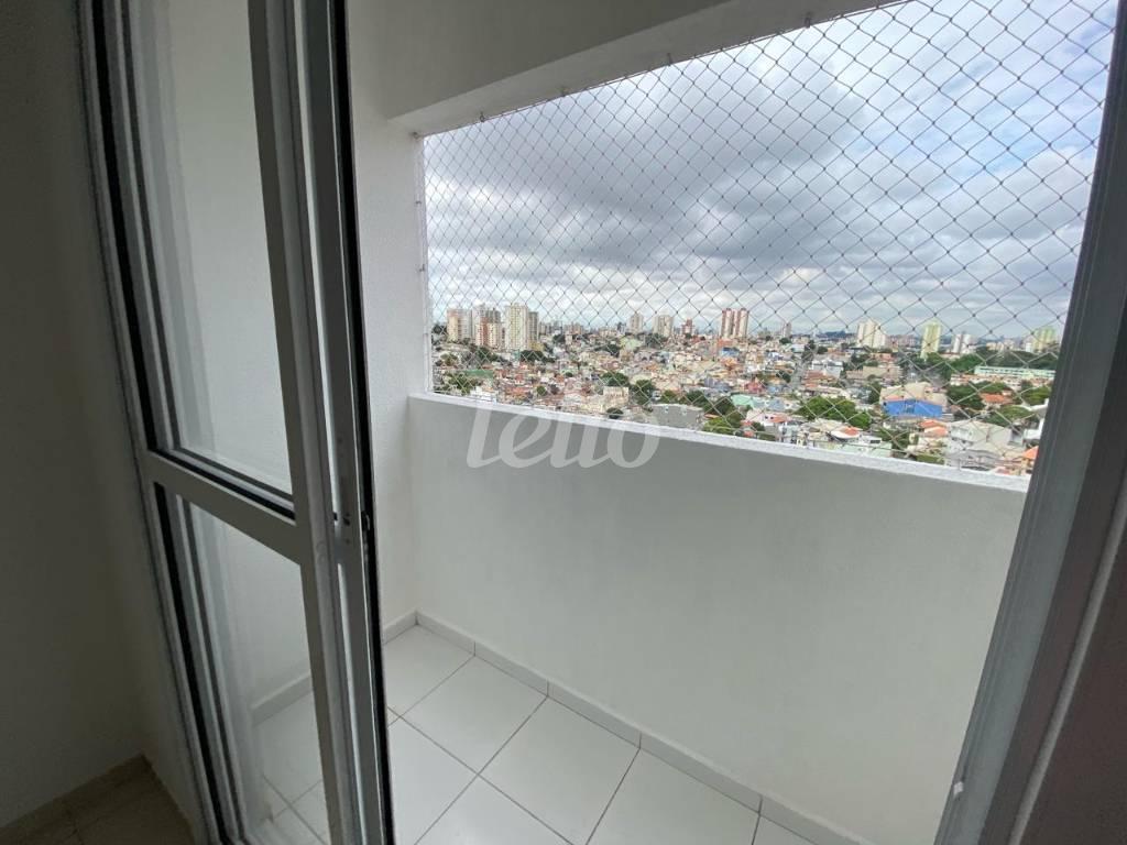 SACADA de Apartamento à venda, Padrão com 52 m², 2 quartos e 1 vaga em Vila Alpina - Santo André