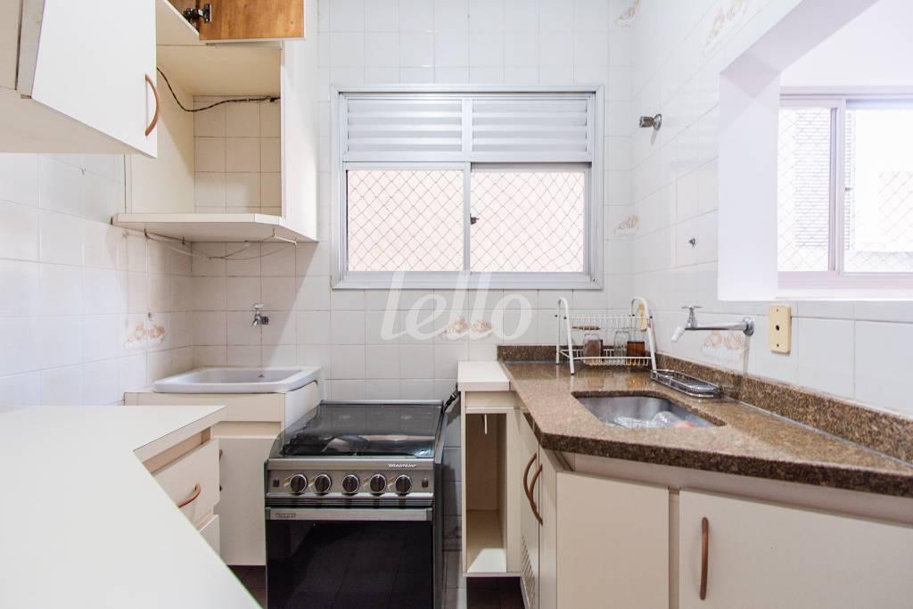 COZINHA de Apartamento para alugar, Padrão com 43 m², 1 quarto e 1 vaga em Consolação - São Paulo