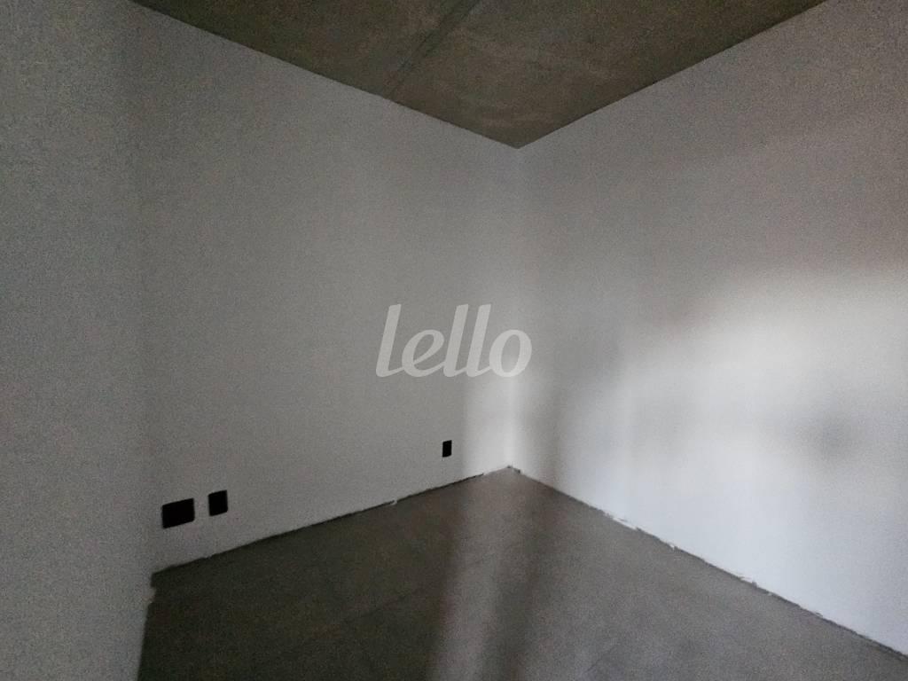 DORMITORIO de Apartamento à venda, Padrão com 30 m², 1 quarto e em Vila Prudente - São Paulo