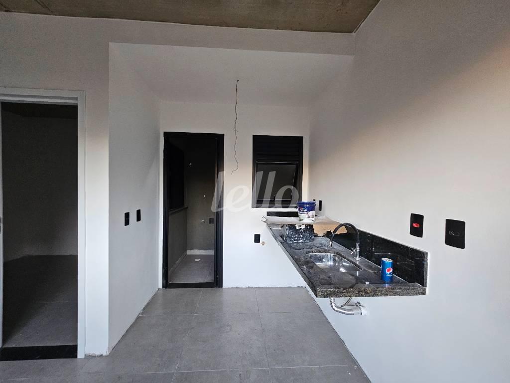 COZINHA de Apartamento à venda, Padrão com 30 m², 1 quarto e em Vila Prudente - São Paulo