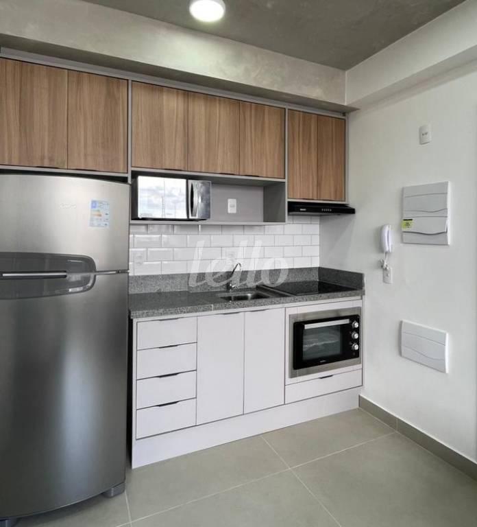 COZINHA de Apartamento para alugar, Padrão com 34 m², 1 quarto e 1 vaga em Consolação - São Paulo