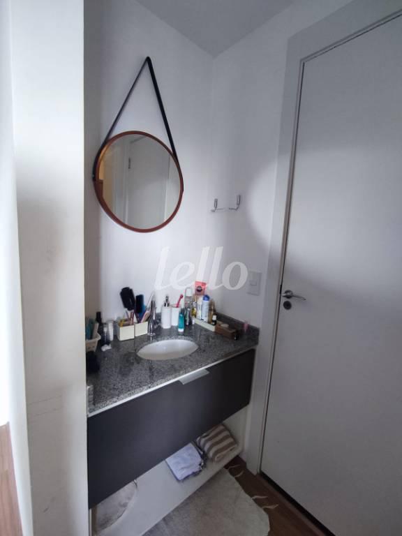 BANHEIRO de Apartamento à venda, Padrão com 30 m², 1 quarto e em Mooca - São Paulo