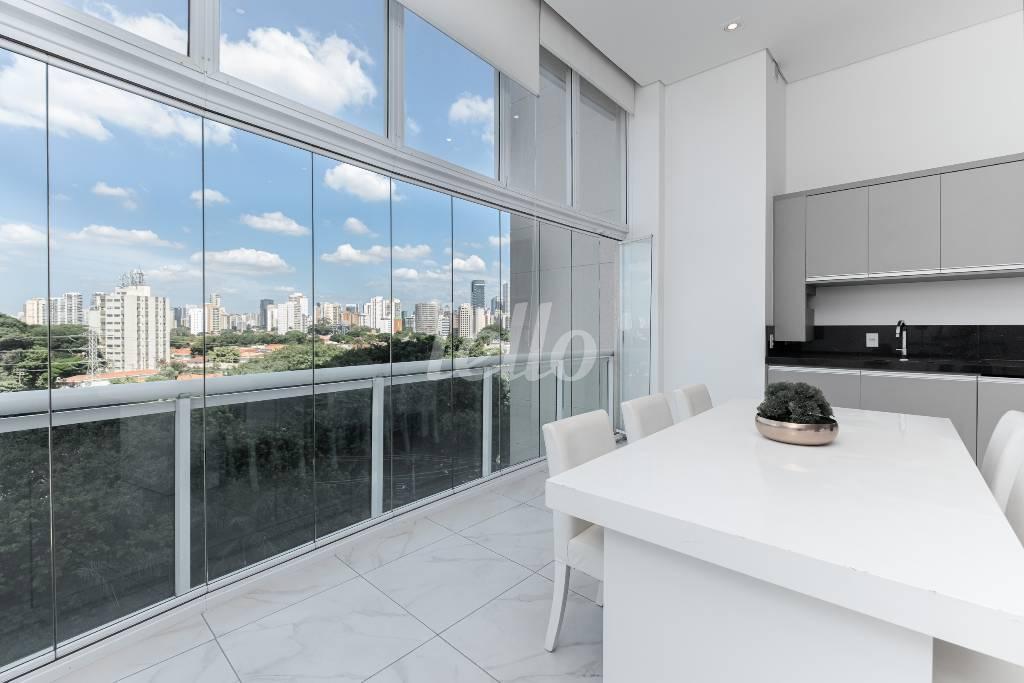 FOTO-034 de Apartamento para alugar, Padrão com 85 m², 1 quarto e 2 vagas em Brooklin Paulista - São Paulo