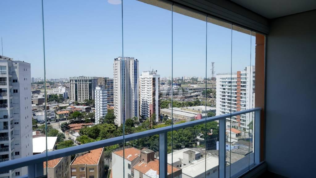 VARANDA de Apartamento à venda, Studio com 42 m², 1 quarto e 1 vaga em Campo Belo - São Paulo