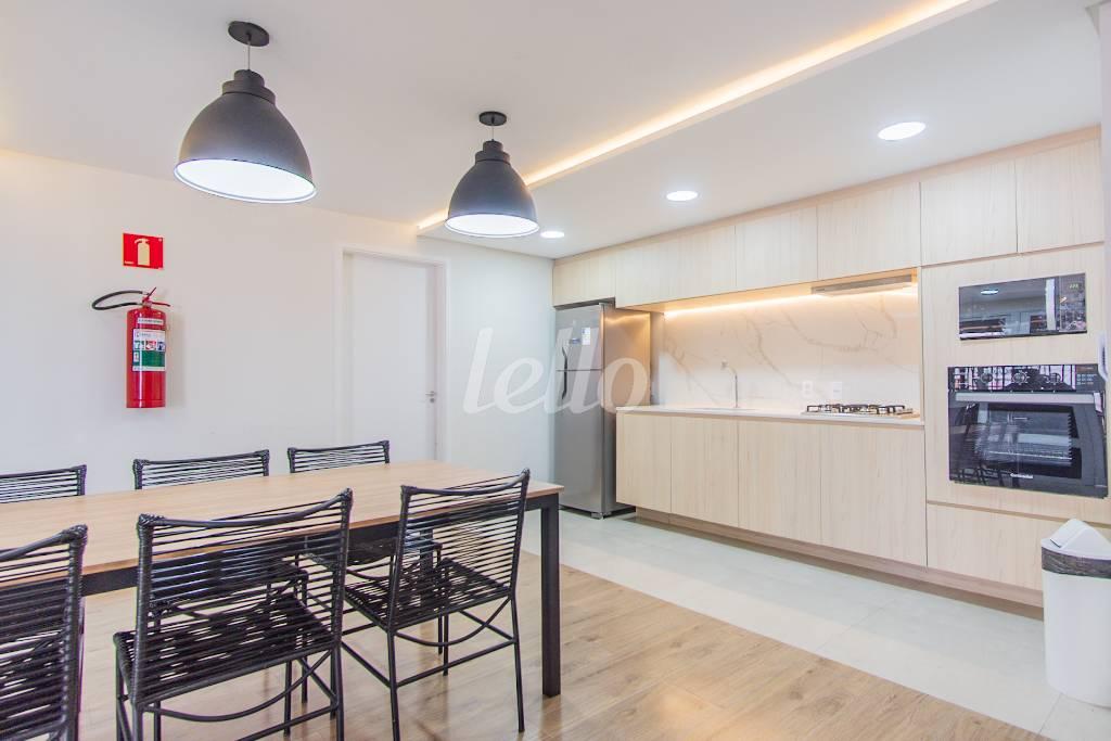 06AREA-CONDOMINIAL_002 de Apartamento à venda, Padrão com 34 m², 2 quartos e em Chácara Califórnia - São Paulo