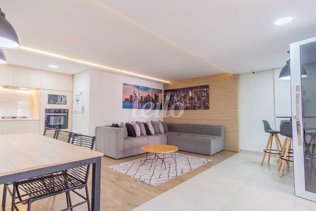 06AREA-CONDOMINIAL_003 de Apartamento à venda, Padrão com 34 m², 2 quartos e em Chácara Califórnia - São Paulo