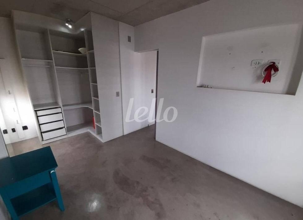 DORMITORIO de Apartamento para alugar, Padrão com 70 m², 1 quarto e 1 vaga em Mooca - São Paulo