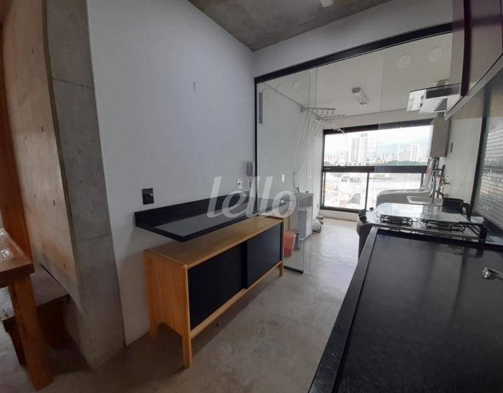 COZINHA de Apartamento para alugar, Padrão com 70 m², 1 quarto e 1 vaga em Mooca - São Paulo