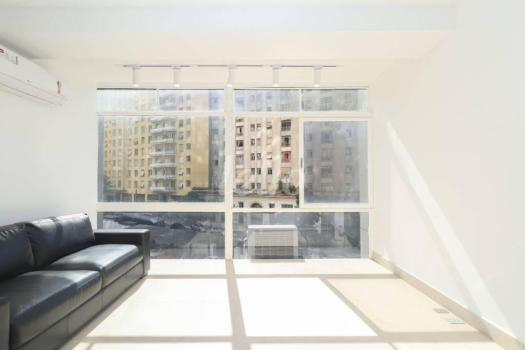 SALA de Apartamento para alugar, Padrão com 37 m², e em Centro - São Paulo