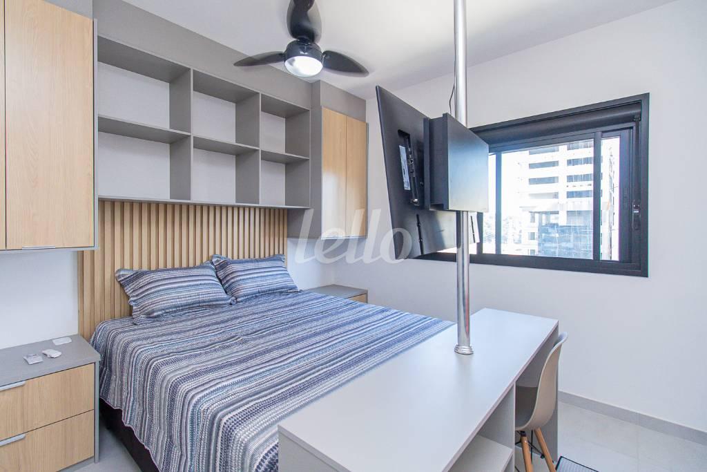STUDIO de Apartamento para alugar, Studio com 24 m², 1 quarto e em Vila Olímpia - São Paulo