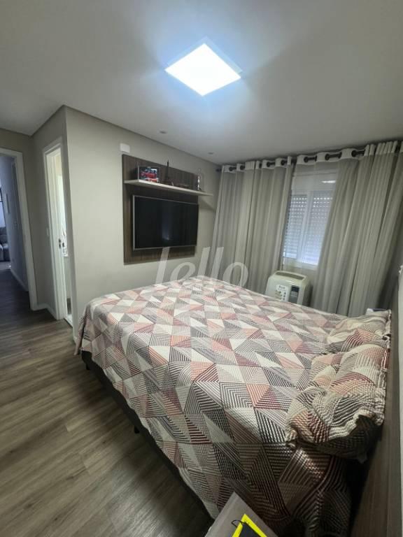QUARTO de Apartamento à venda, Padrão com 52 m², 2 quartos e 1 vaga em Vila Leopoldina - Santo André