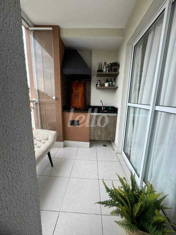 VARANDA de Apartamento à venda, Padrão com 52 m², 2 quartos e 1 vaga em Vila Leopoldina - Santo André