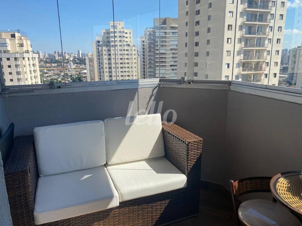 SACADA de Apartamento à venda, Padrão com 84 m², 3 quartos e 2 vagas em Mooca - São Paulo