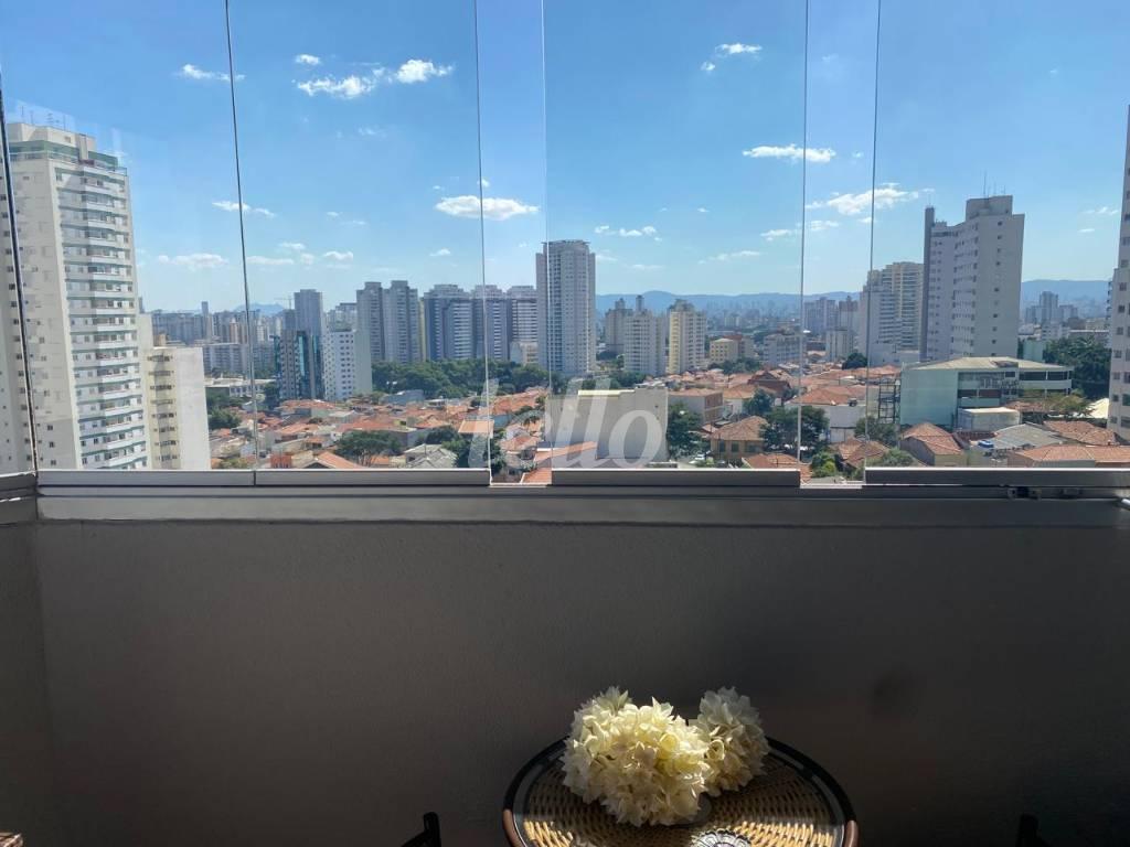 VISTA DA SACADA de Apartamento à venda, Padrão com 84 m², 3 quartos e 2 vagas em Mooca - São Paulo