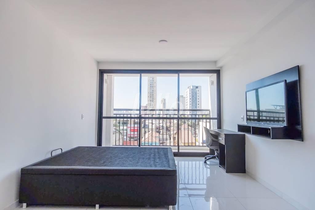 SALA de Apartamento para alugar, Padrão com 35 m², 1 quarto e 1 vaga em Tatuapé - São Paulo